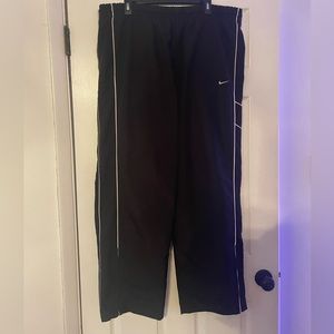 nike mens pants, navy blue, xxl, double lined